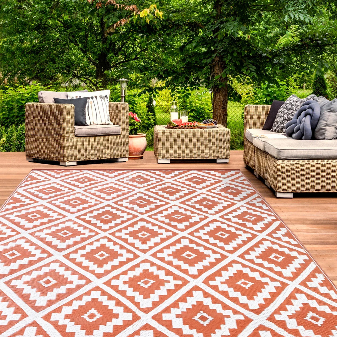 Tapis extérieur 180 x 280 cm : style et durabilité