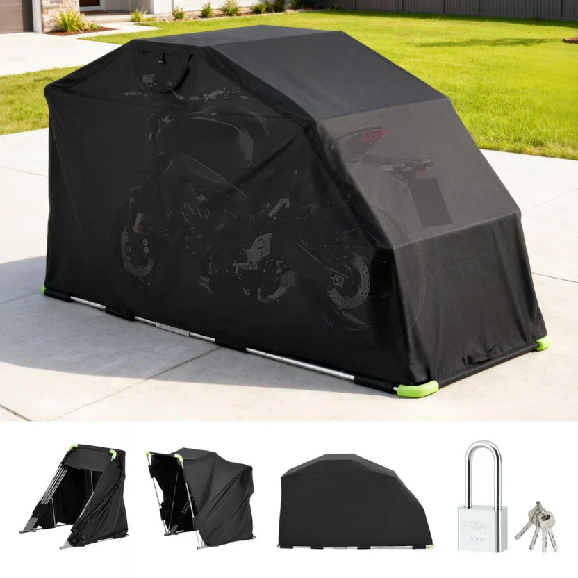 Abri moto galvanisé : protection durable pour votre deux-roues