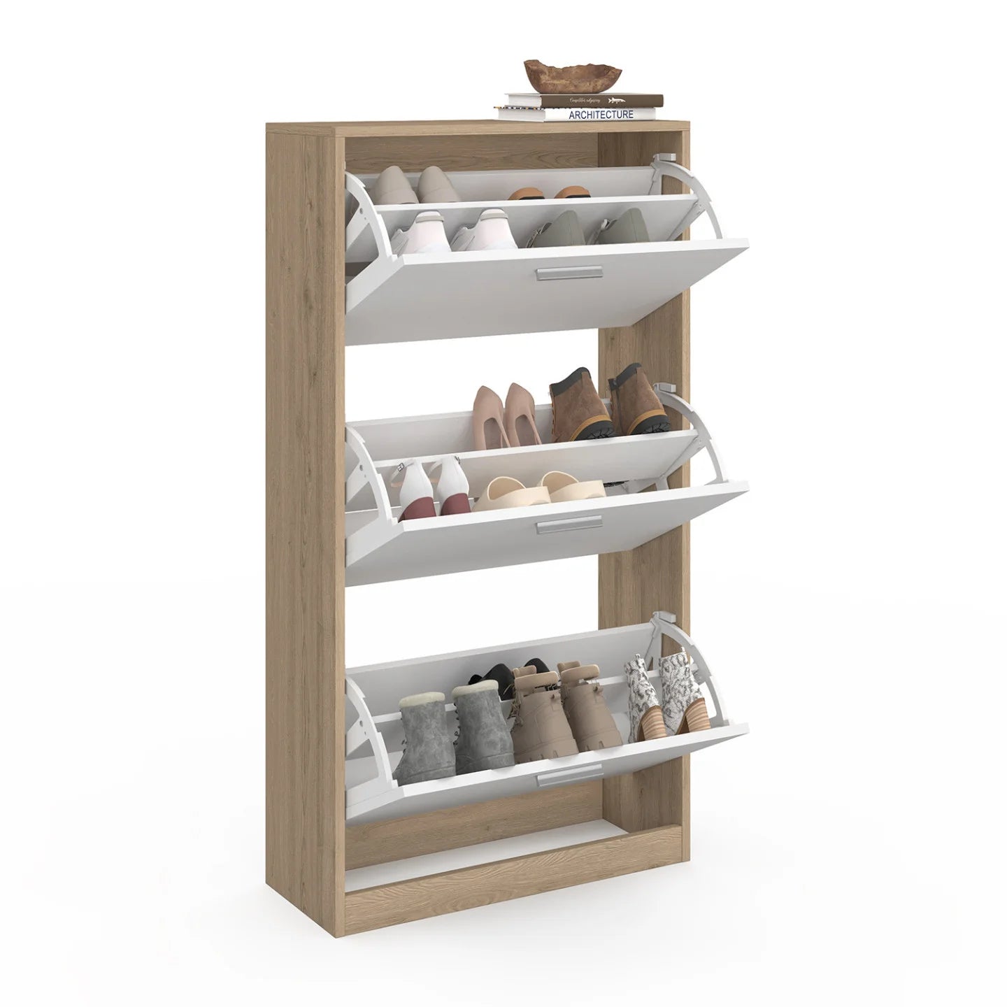 Meuble à Chaussures - Imitation Hêtre –