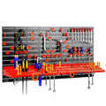 Panneau Mural de Rangement pour Outils 54 pcs – 95×54 cm – Atelier & Garage