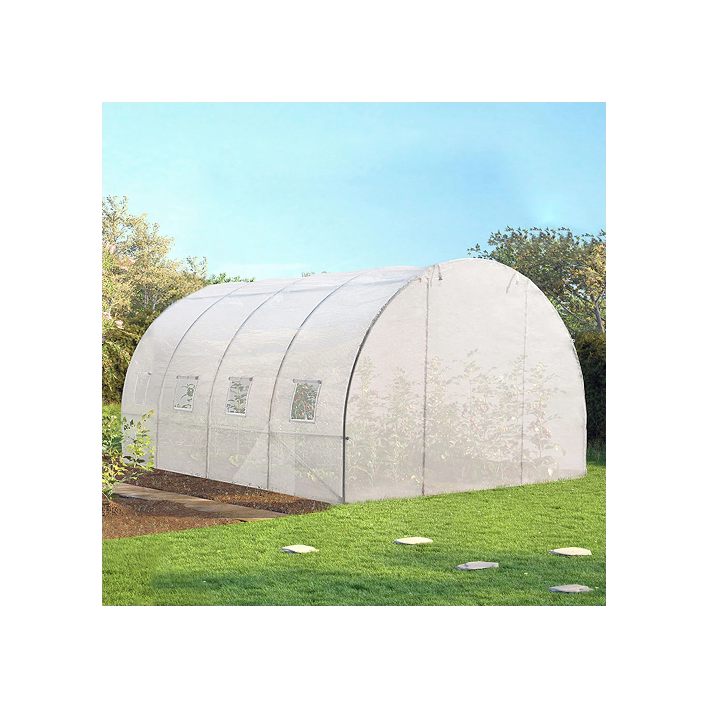 Serre de Jardin Tunnel 12 m² – Abri de Culture 3 x 4 m