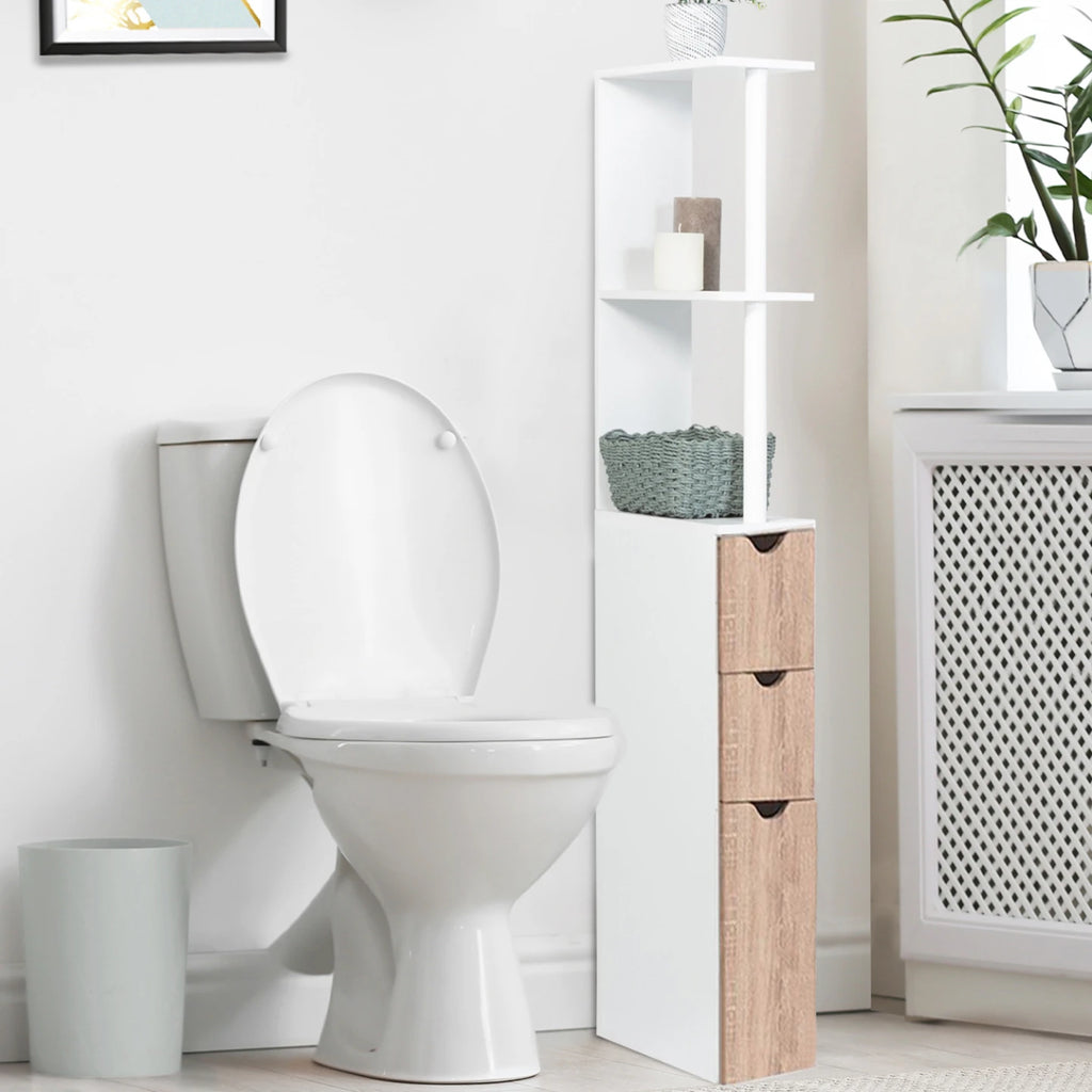Meuble WC Étagère Bois – Hêtre