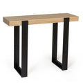 Console Bois et Noir – Design Industriel