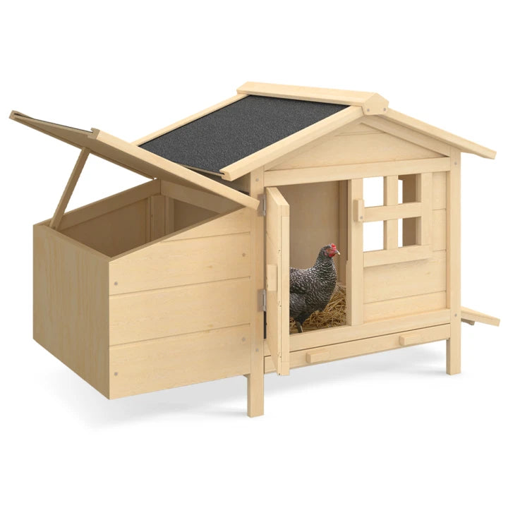 Poulailler sur Pilotis en Bois avec Pondoir – Abri pour Poules