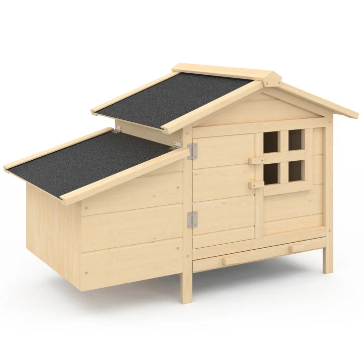 Poulailler sur Pilotis en Bois avec Pondoir – Abri pour Poules