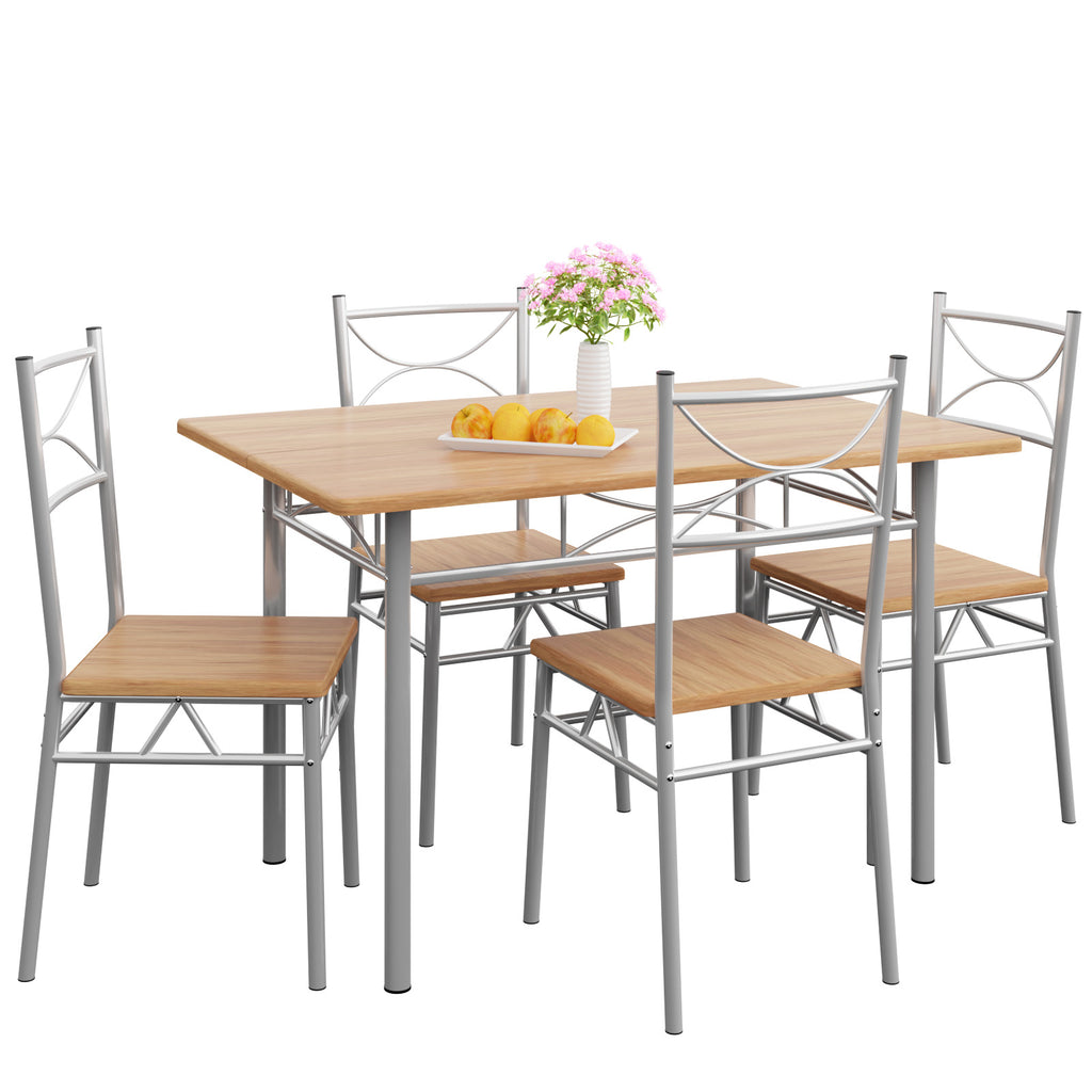 Ensemble table et chaises 5 pièces
