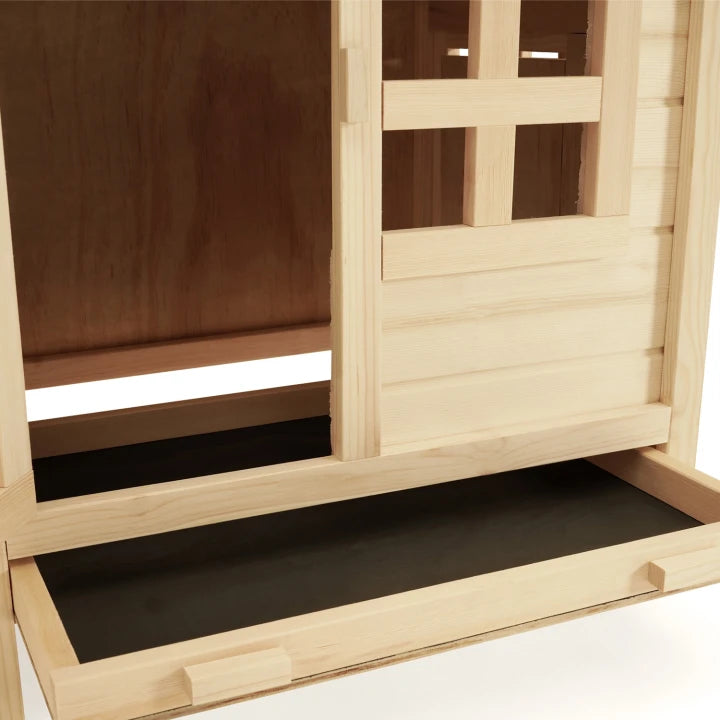 Poulailler sur Pilotis en Bois avec Pondoir – Abri pour Poules