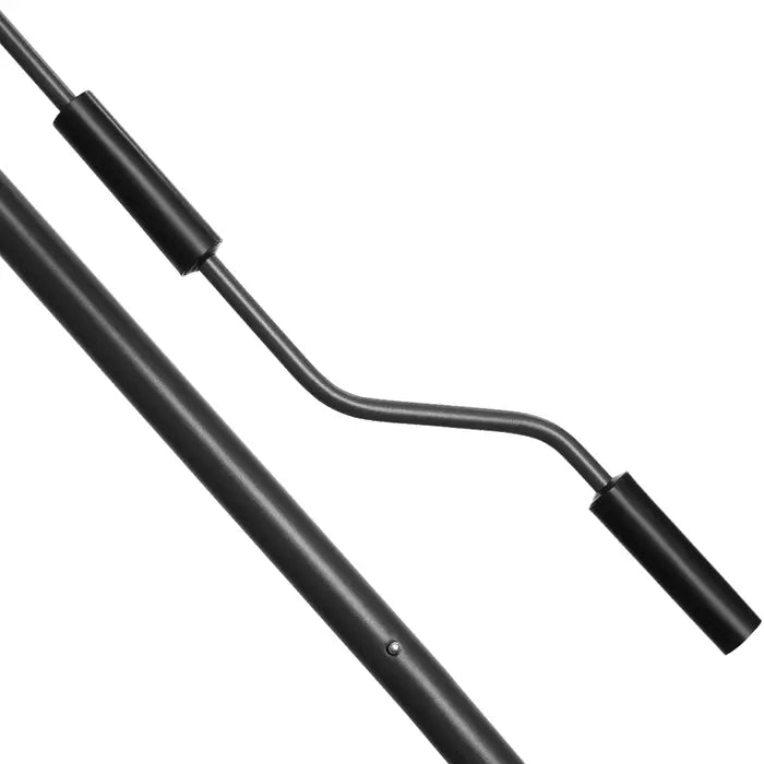 Store à pince sans perçage gris clair 200 x 180 cm avec manivelle