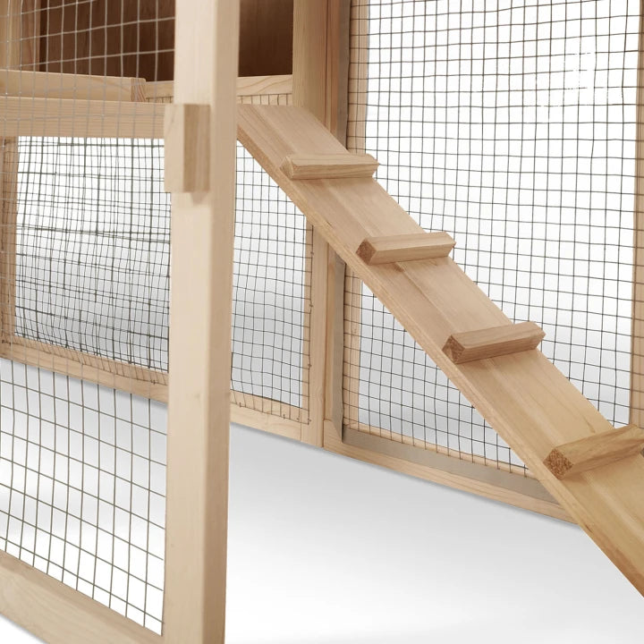 Poulailler Clapier Double XXL en Bois