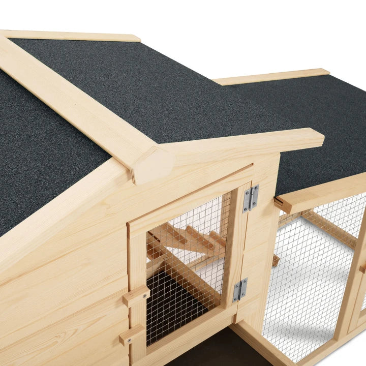 Poulailler Clapier Double XXL en Bois