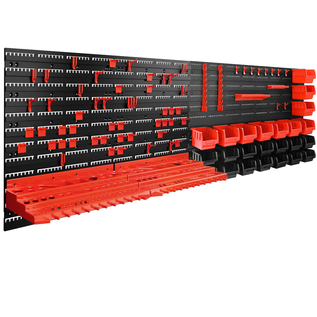 Ensemble Panneau Mural De Rangement Pour Outils - 97 Pcs