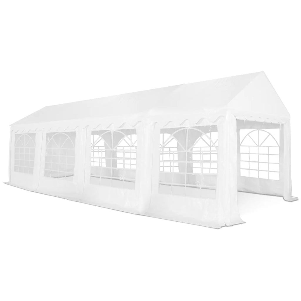 Tente de Réception 4 x 8 m – Barnum Blanc pour Événements Extérieurs