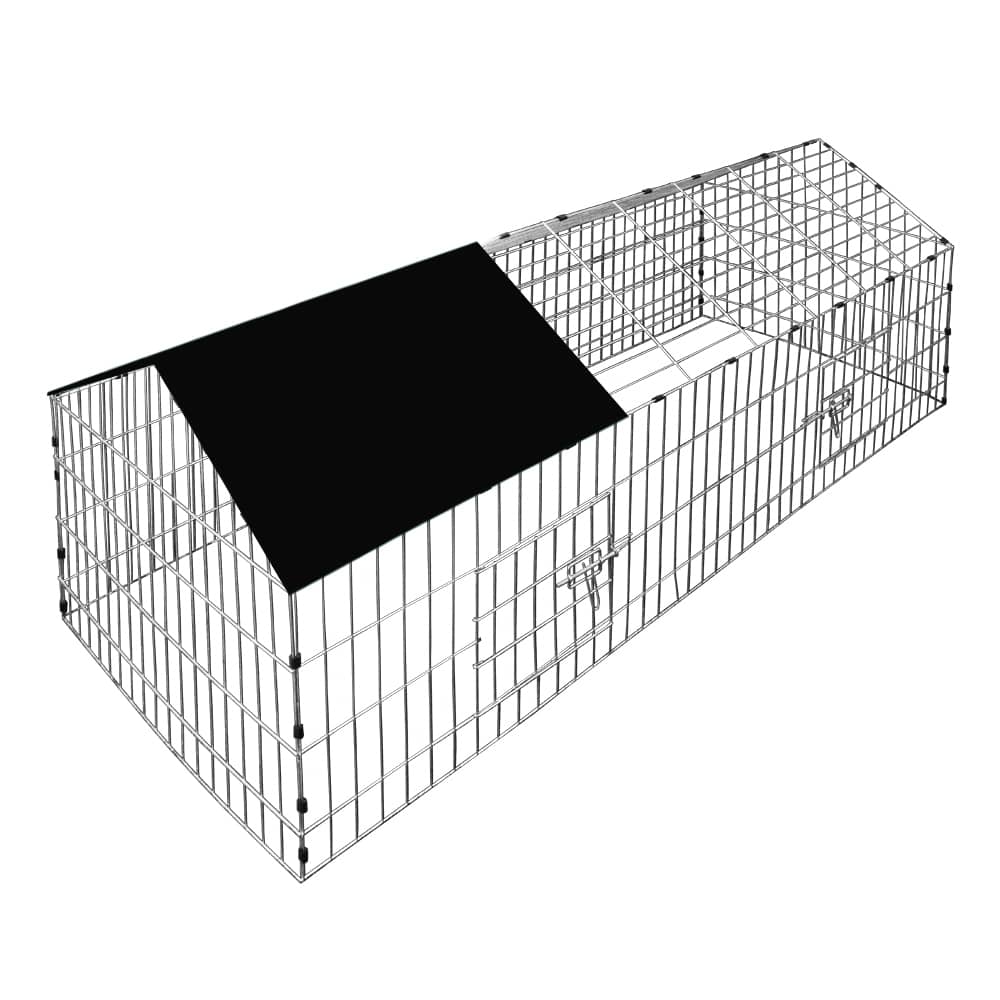 Cage A Lapins Et Rongeurs 180X75X75Cm Noir