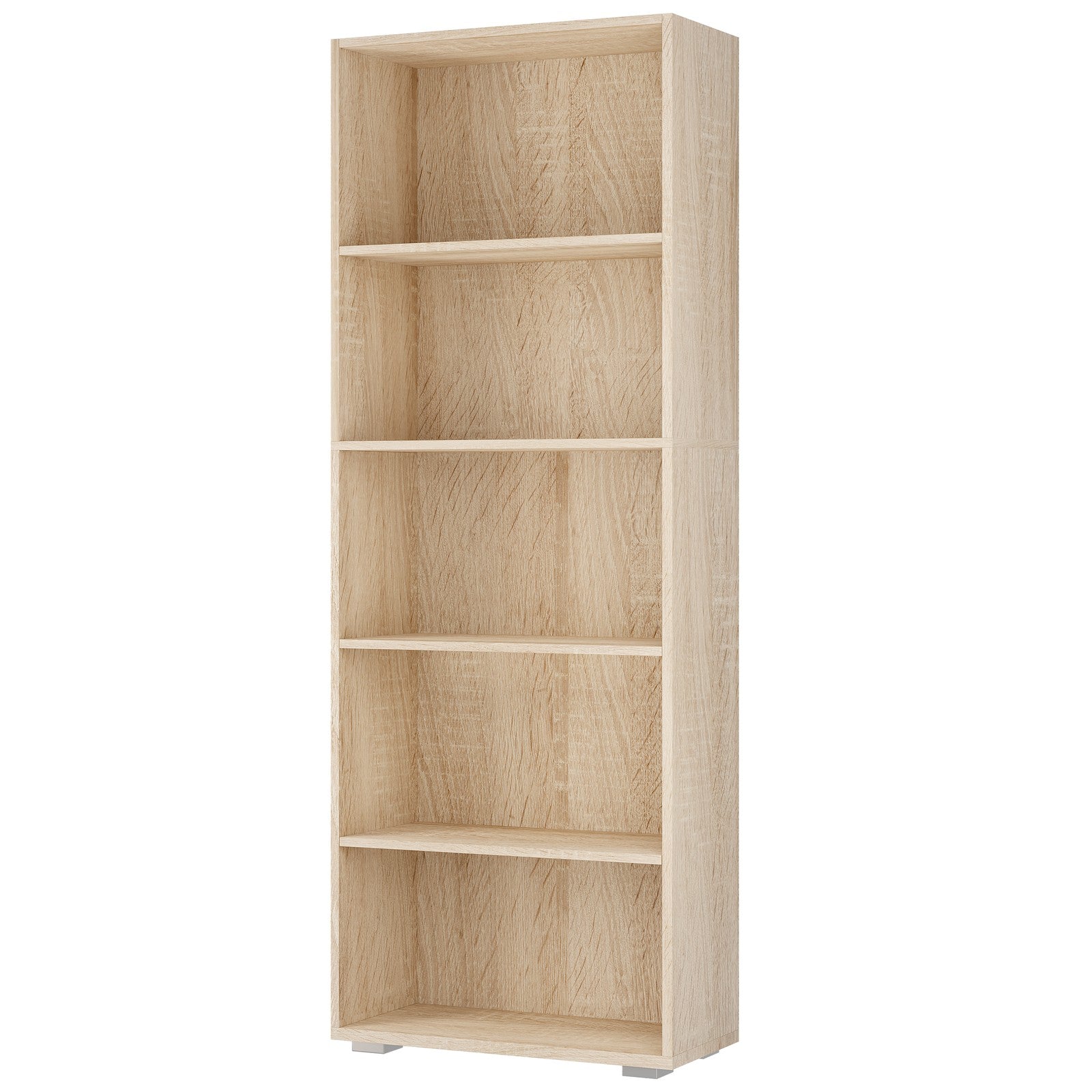 Étagère bibliothèque 190 x 28 x 60 cm chêne - Rangement livres