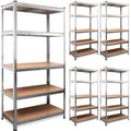 Lot de 5 Etageres Charges Lourdes 180X90X40cm - 875Kg