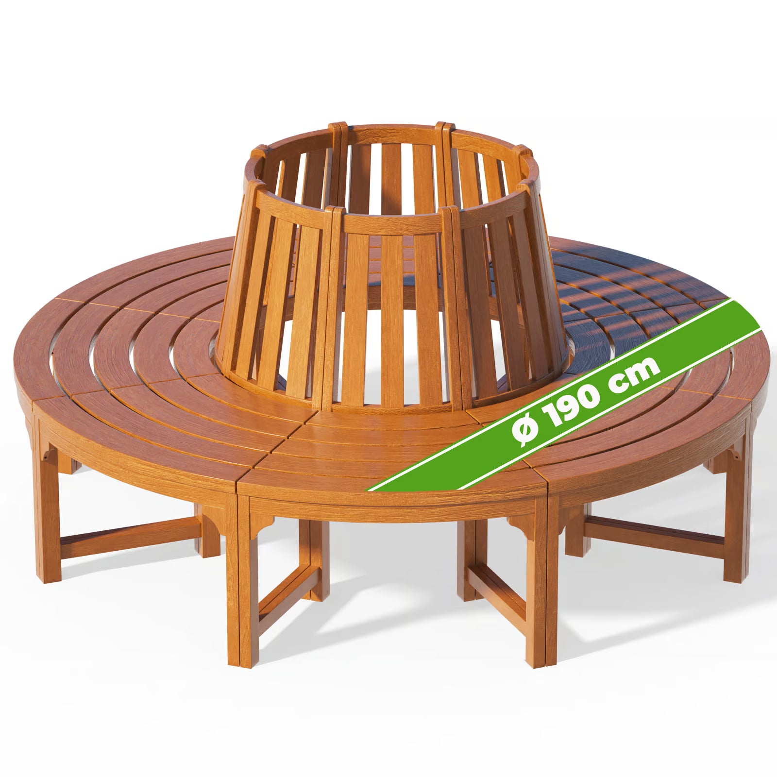 Banc Jardin Eucalyptus 190cm - Grande Assise Bois Naturel