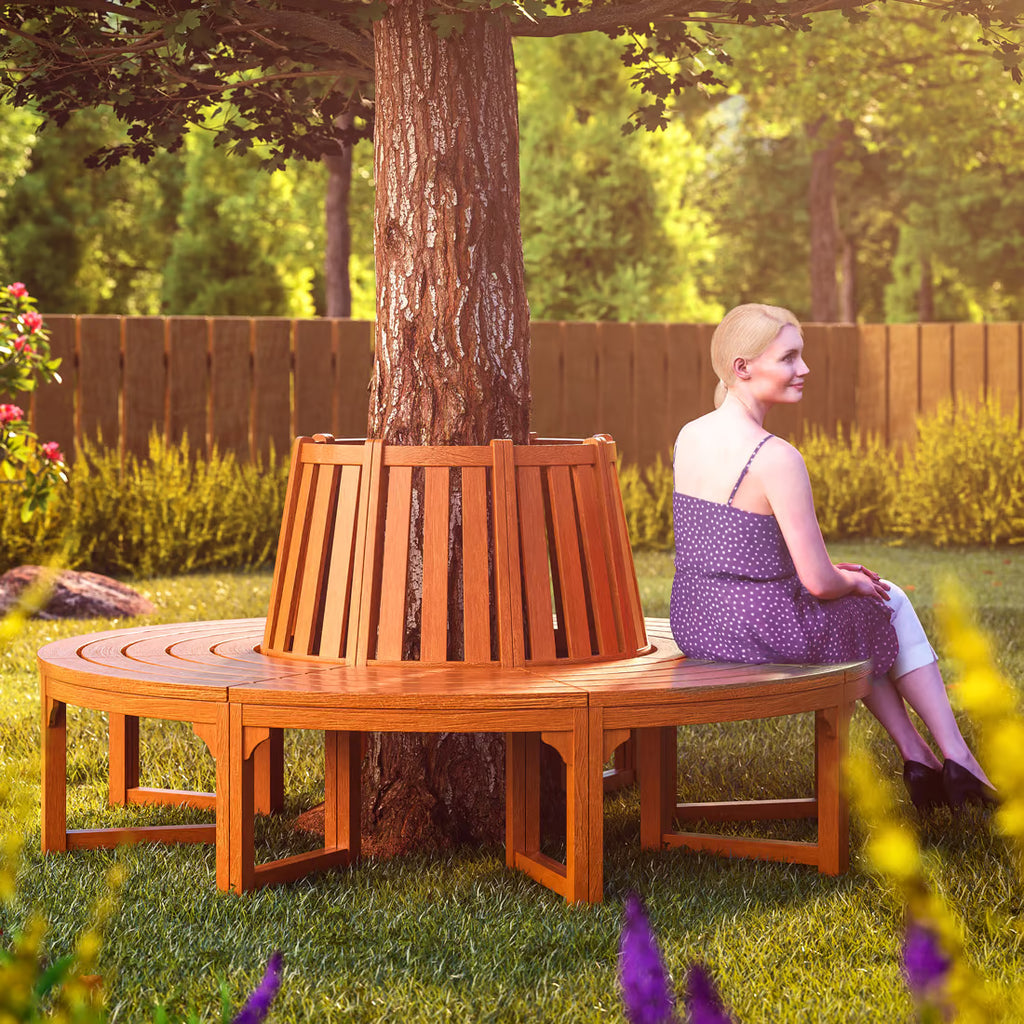 Banc Jardin Eucalyptus 190cm - Grande Assise Bois Naturel