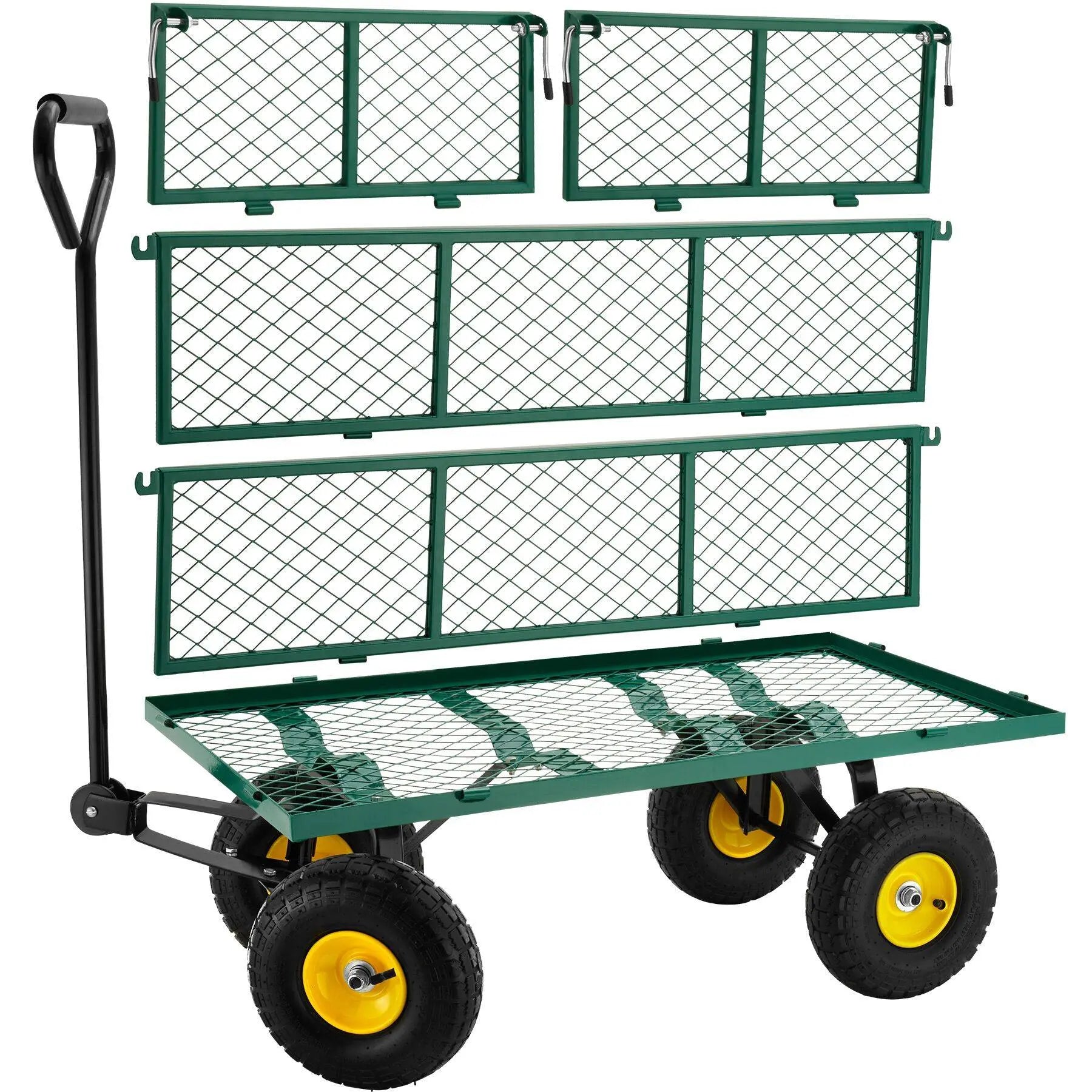 Chariot de Jardin - Bâche Incluse, Capacité 350 Kg