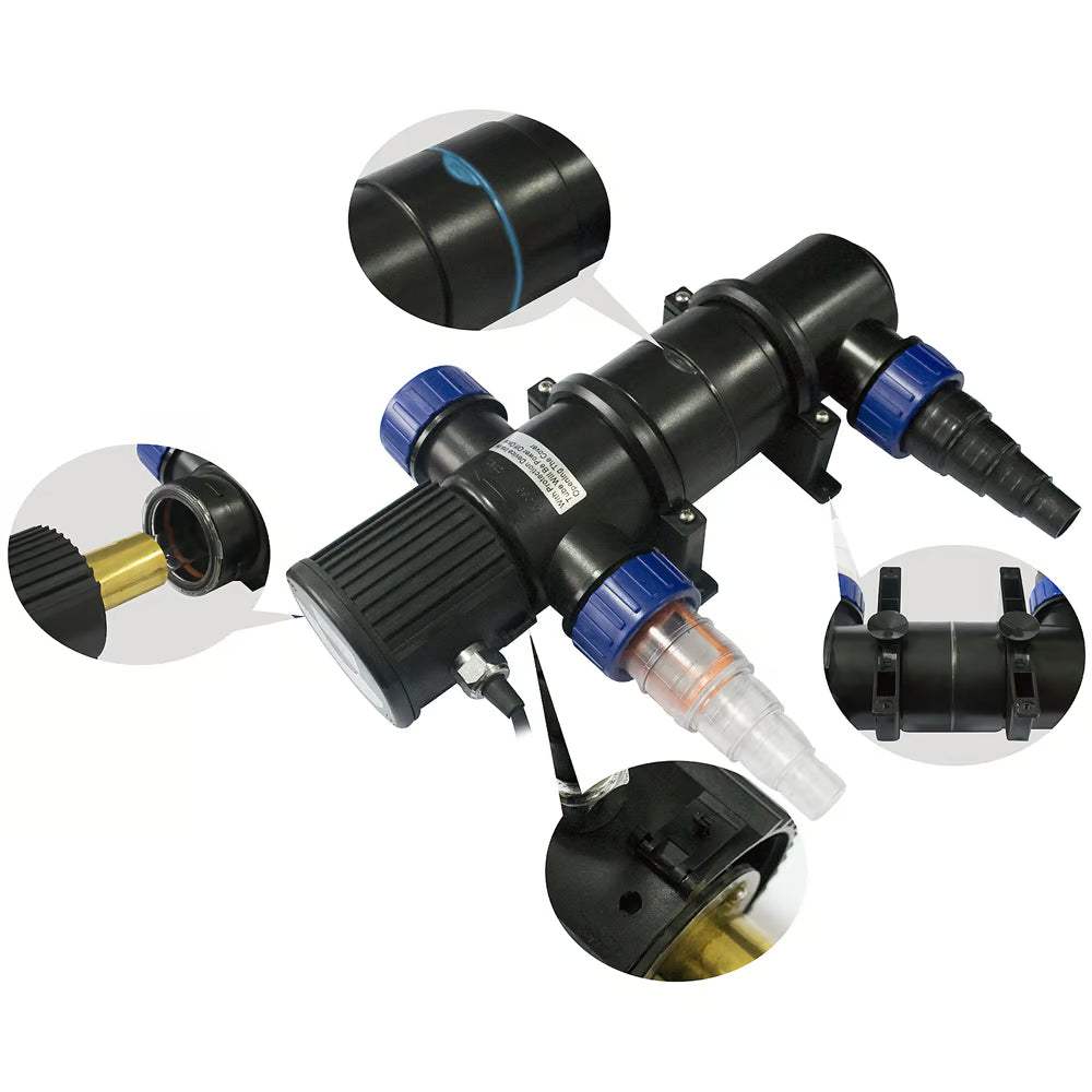 Clarificateur UV-C Bassin & Aquarium - Eau Claire Anti-Algues