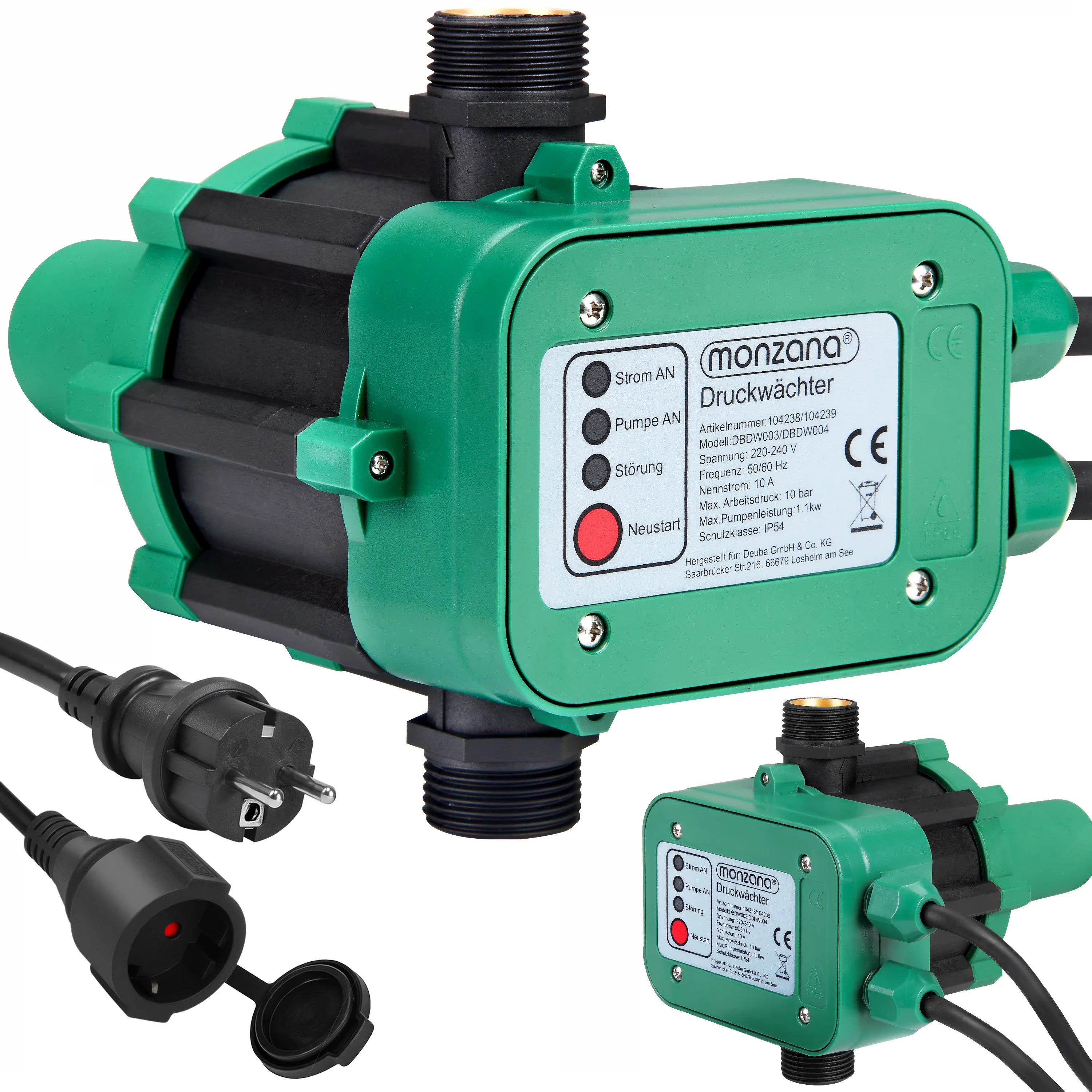 Pressostat pour pompe d'arrosage - Contrôle de pression constant