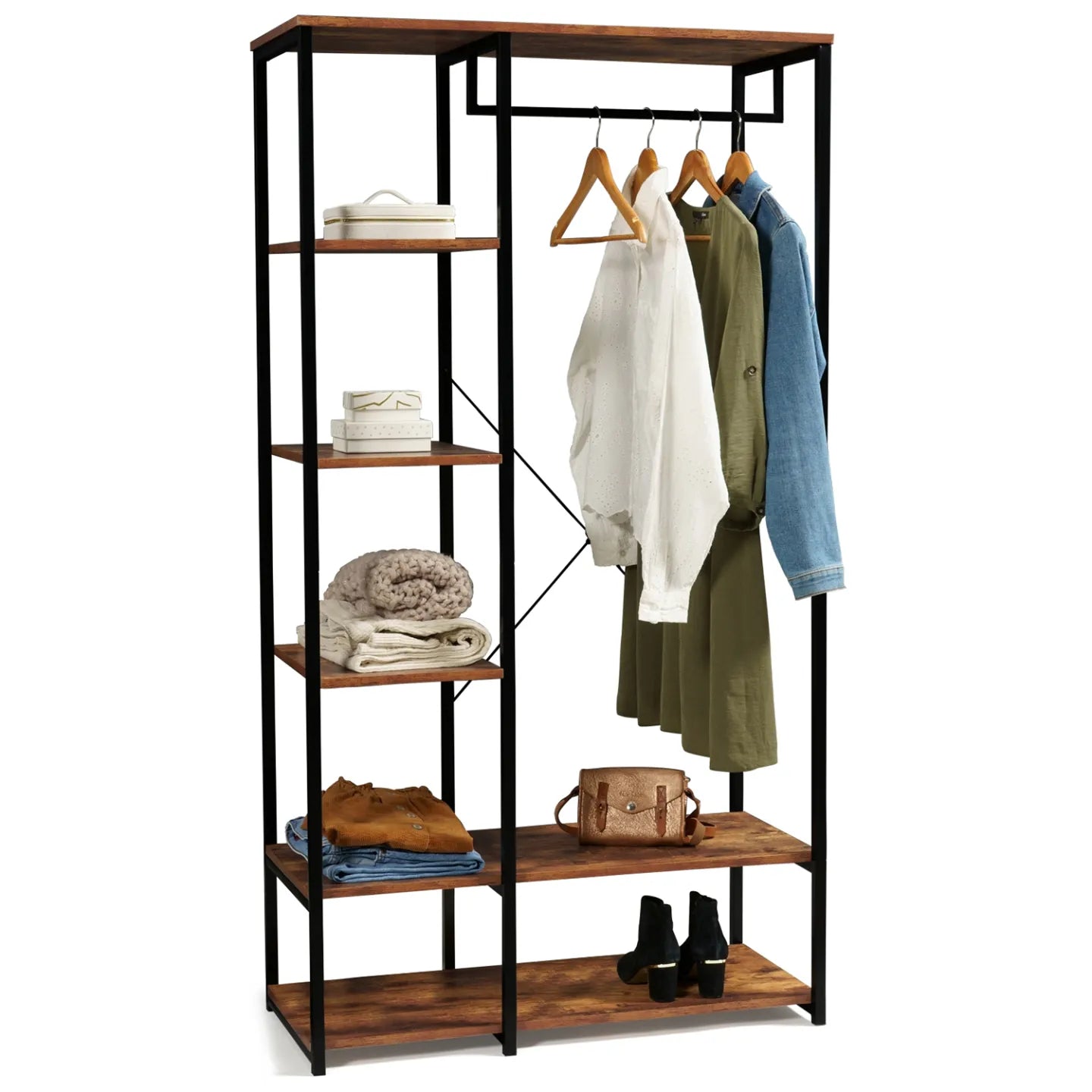 Dressing Industriel Effet Bois Vieilli