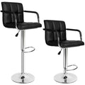 Lot de 2 tabourets de bar HARALD réglables et pivotants 360°