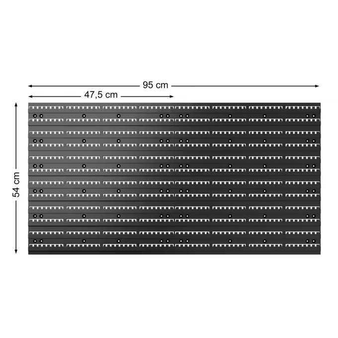 Ensemble Panneau Mural De Rangement Pour Outils - 97 Pcs