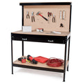 Établi d'atelier avec Panneau à Outils et Tiroir