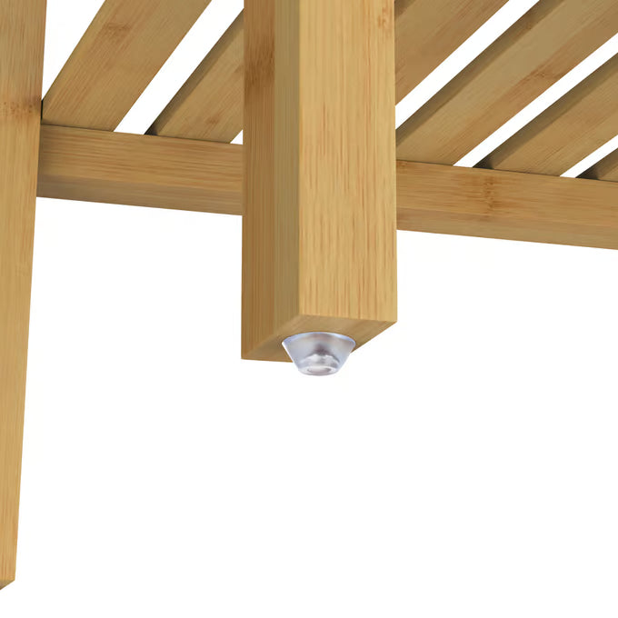 Étagère en bambou salle de bain 123 x 48 x 32 cm - Rangement vertical