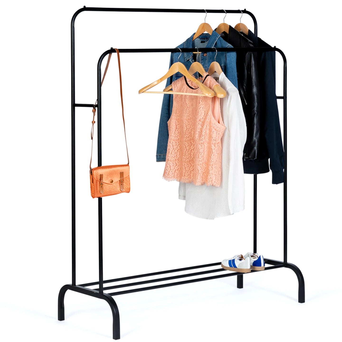 Portant à Vêtements XXL avec Rangement Chaussures