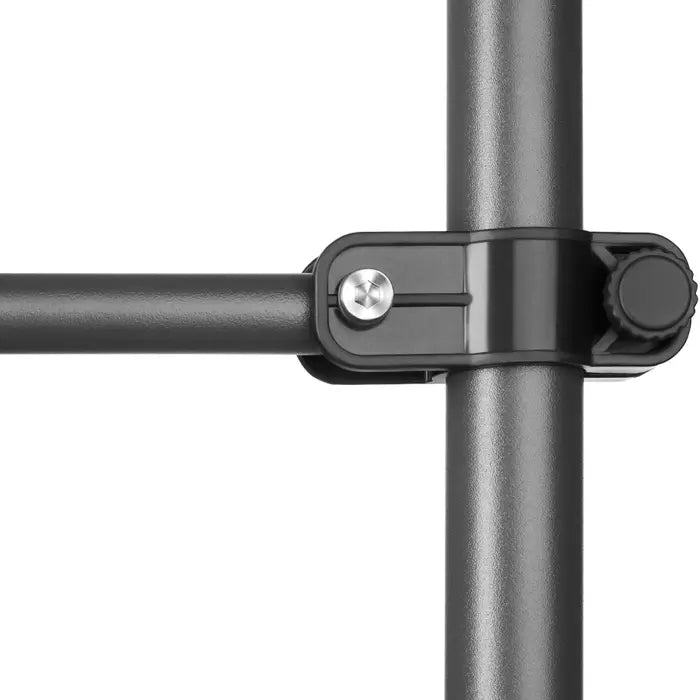 Store à pince sans perçage gris clair 200 x 180 cm avec manivelle