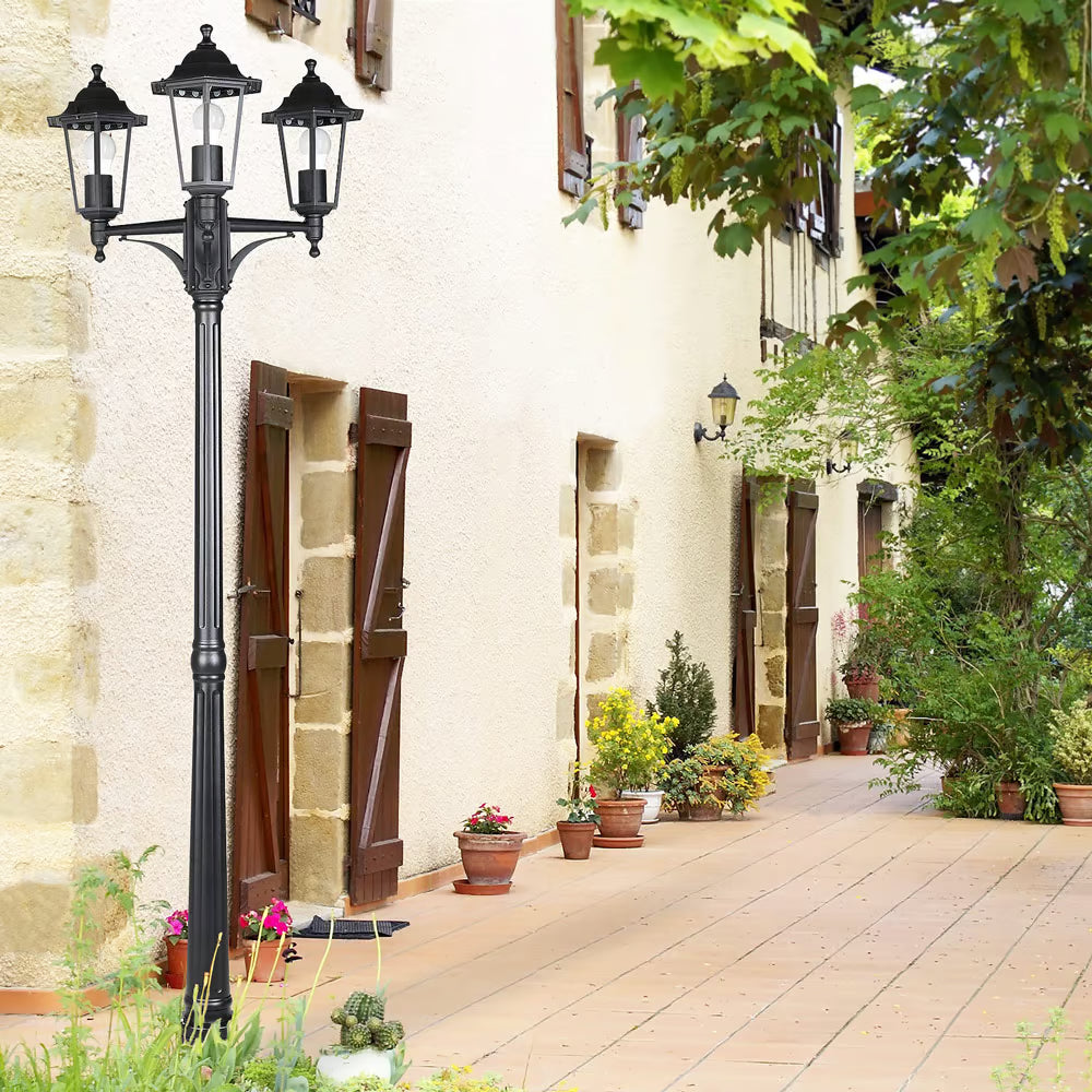 Lampadaire Jardin Aluminium - Éclairage Allée & Terrasse