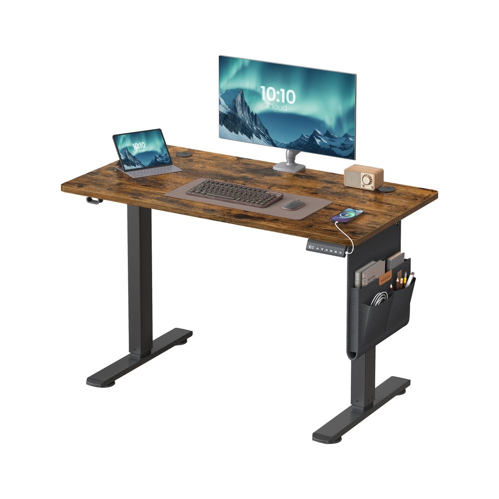 Bureau Électrique Assis-Debout – Poste de Travail Ergonomique Réglable en Hauteur 120x60