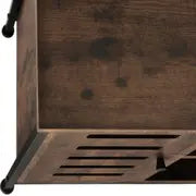 Meuble TV Industriel - Bois & Acier avec Rangements