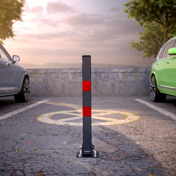 Poteau de parking verrouillable x3