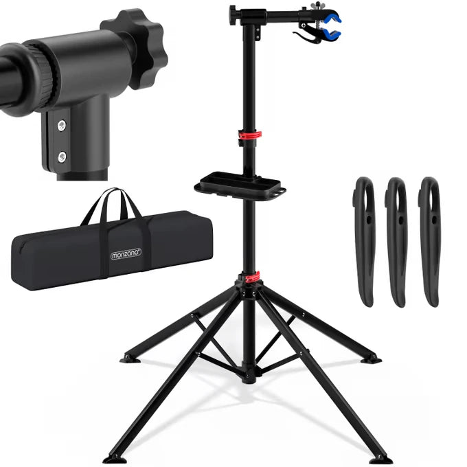 Pied d'atelier pour vélo Réglable 108-190cm