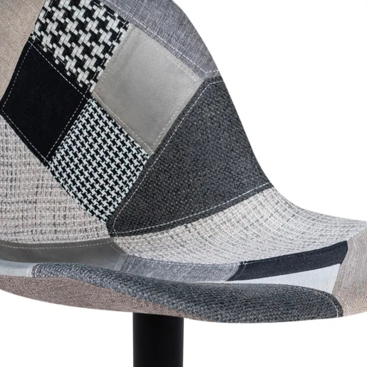 Lot de 2 Tabourets de Bar Réglables Patchwork