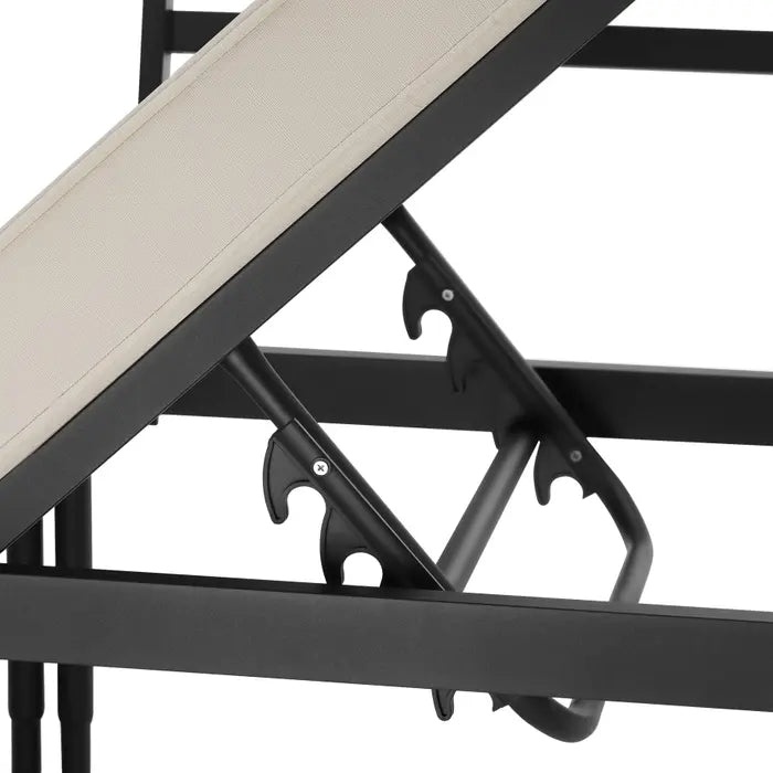 Ensemble de salon de jardin modulable 5-en-1 en aluminium - Anthracite/Gris