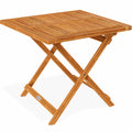 Table d'Appoint Pliante Acacia 70cm - Terrasse & Apéritif