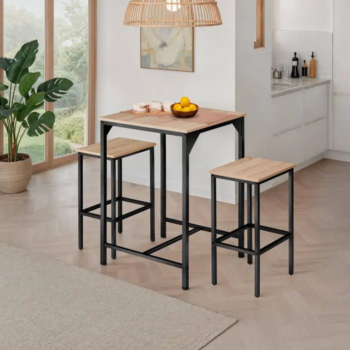Ensemble Table + 2 Tabourets