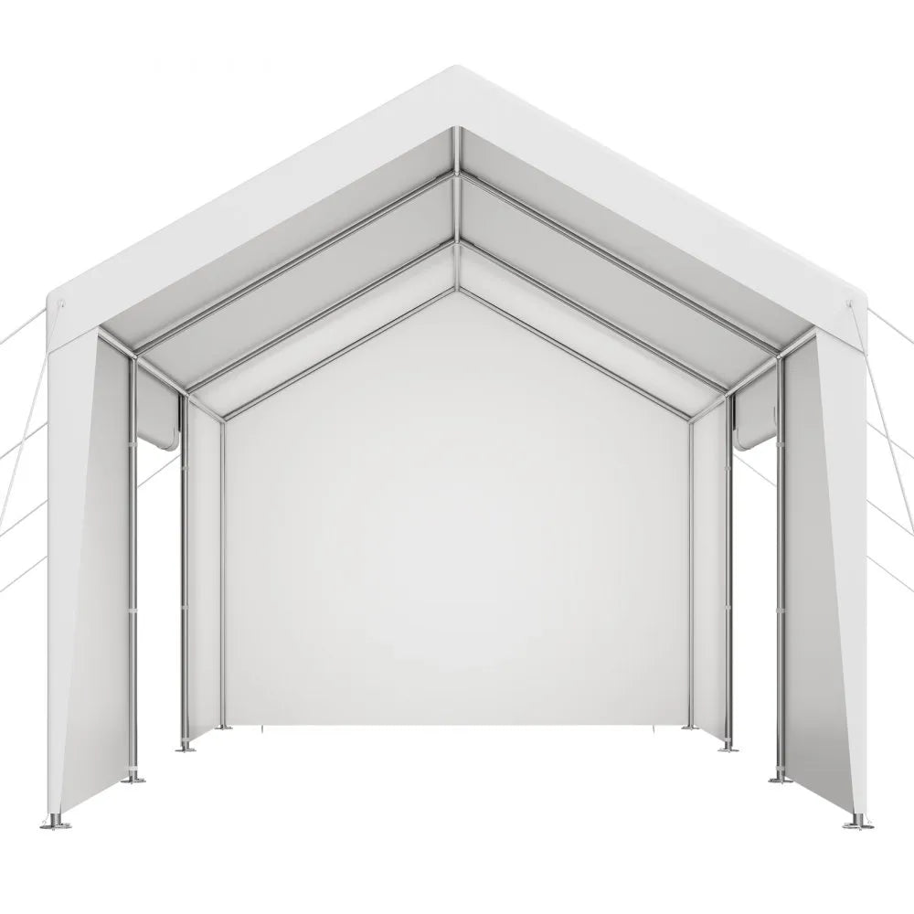 Garage Portable 22,2 m² - Auvent Renforcé et Bâche Haute Protection