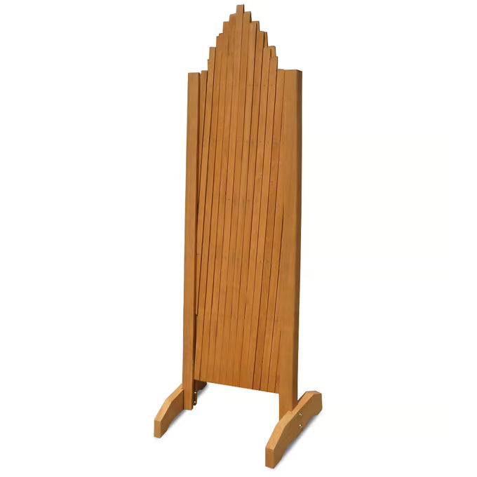 Lot 2 Panneaux Clôture Bois 2m - Bordure Jardin Décorative