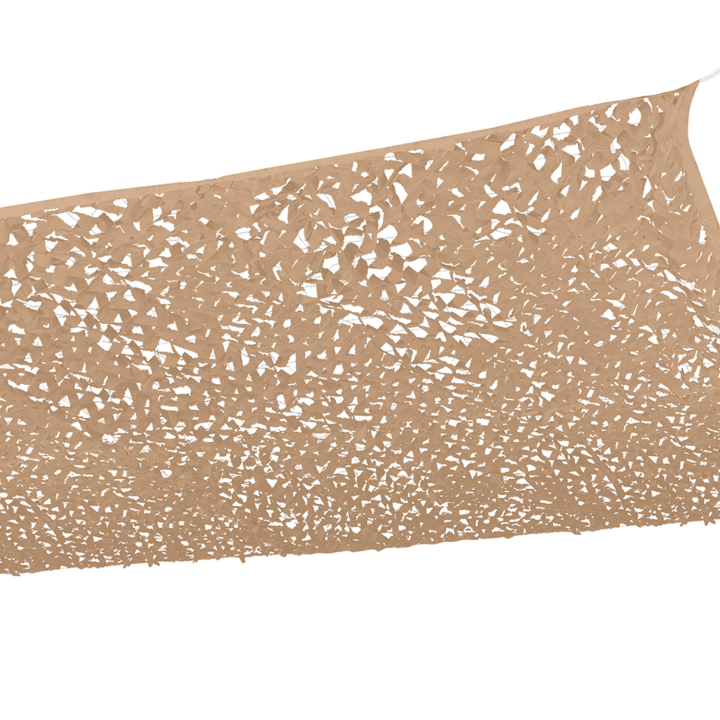 Voile d'Ombrage Carré 4x4 M - Ombrière Design Camouflage Sable